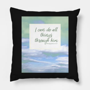 Inspirational Religious Quotes Pillow