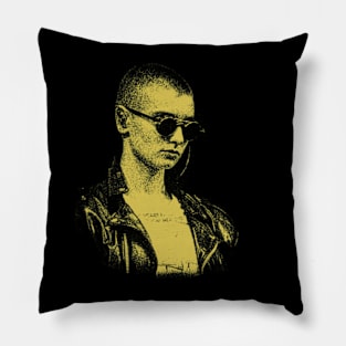 Yellow Vintage Sinead O'Connor Pillow