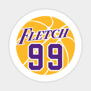 FLETCH 99 Basketball - LA Lakers Style Magnet