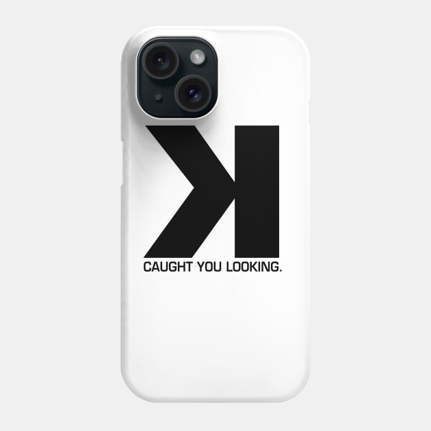 Baseball Backwards K Strikeout Score Keeper Funny Phone Case by TeeCreations