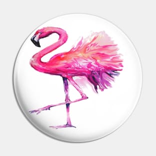 Pelican Pink  Flamingo Pin