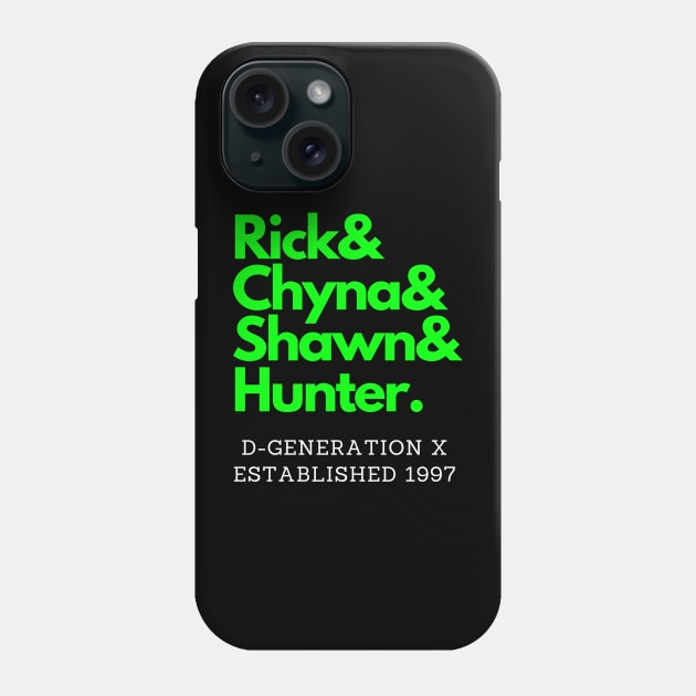 The OG's of D-Generation X! Phone Case by capognad