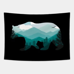 Mountain Bear ANIMAL-6 Tapestry