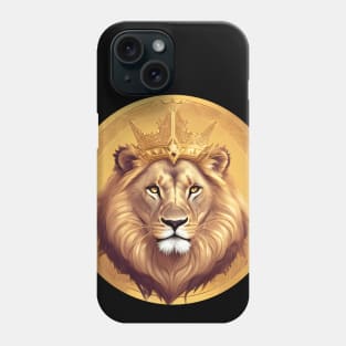 Regal Lion with Crown no.10 Phone Case