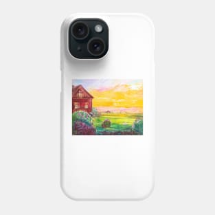 Evening In The Village Phone Case