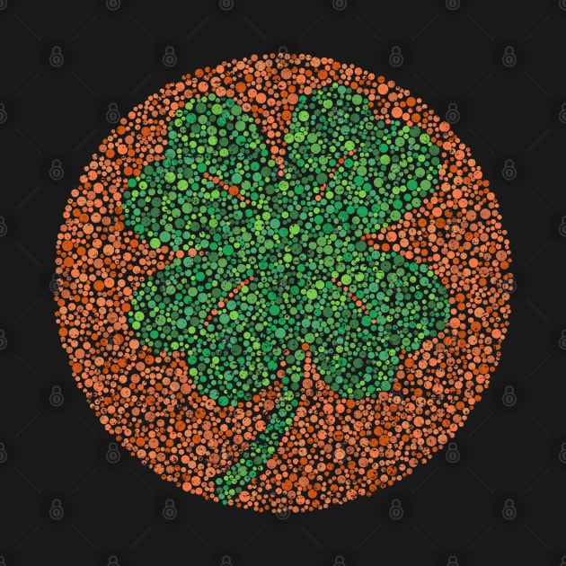 Color Blind Test Shamrock by Roufxis