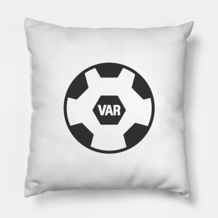 VAR sticker, video assistant referee, sticker Pillow