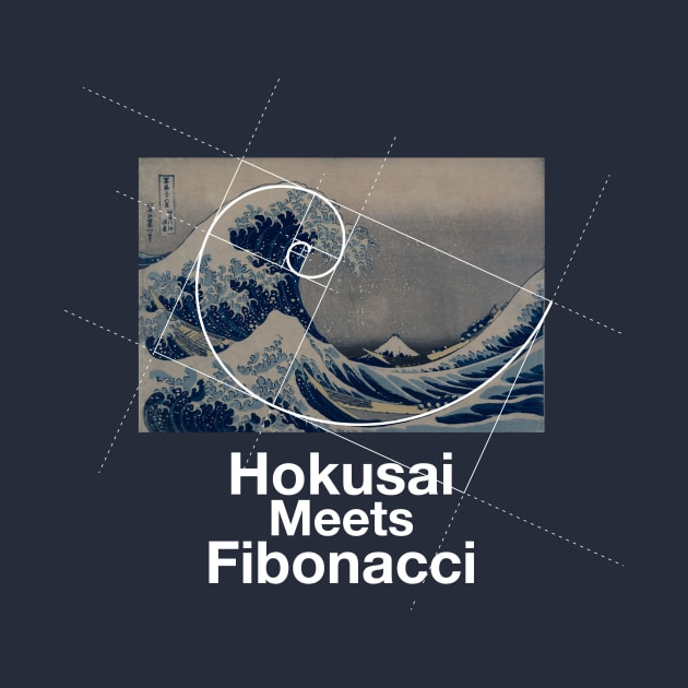 Hokusai Meets Fibonacci, Golden Ratio by cartogram