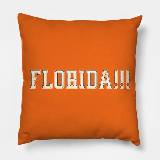 Florida!!! Pillow by Polynesian Vibes