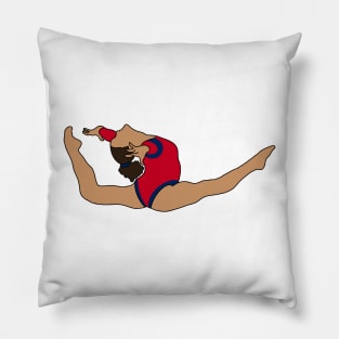 Laurie Hernandez Gymnastics Drawing Pillow