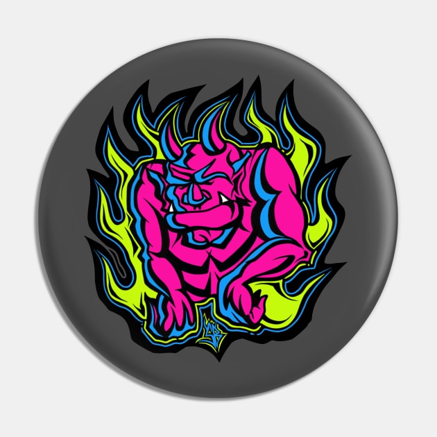 Neon demon Pin by SBCUSTOMS 