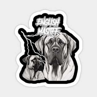 English Bulldog Heavy Metal Dog Lover Magnet