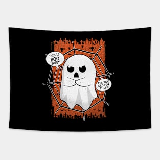 This Is Boo Sheet Tapestry