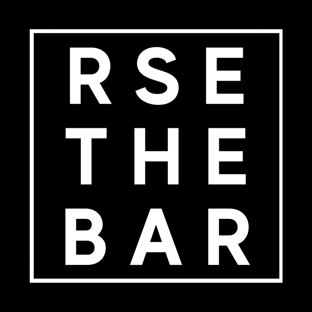 Raise The Bar, Weights and Fitness Shirt by Conundrum Cracker