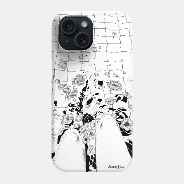 Floating Flowers Phone Case by naraekim