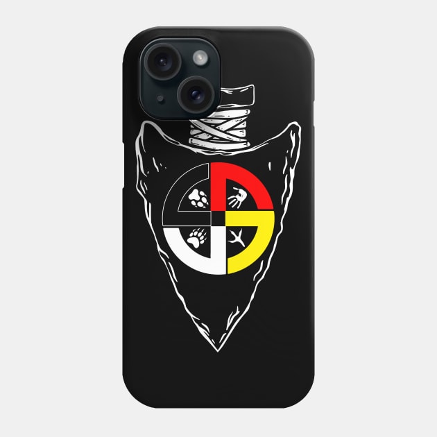 ARROWHEAD 5 (MEDICINE WHEEL) Phone Case by GardenOfNightmares