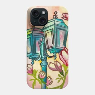 Classy old street lamp Phone Case