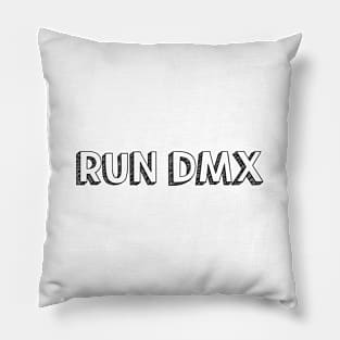 DMX <\\> Typography Design Pillow