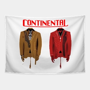 continental series john wick world graphic design illustration Tapestry