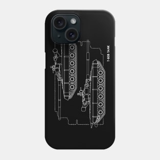 T80B Main Battle Tank Phone Case