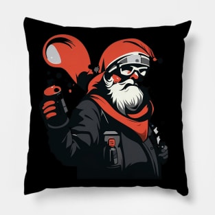 Remember The True Meaning Of Chrstmas, Santa Waving, Christmas Santa Gift Pillow