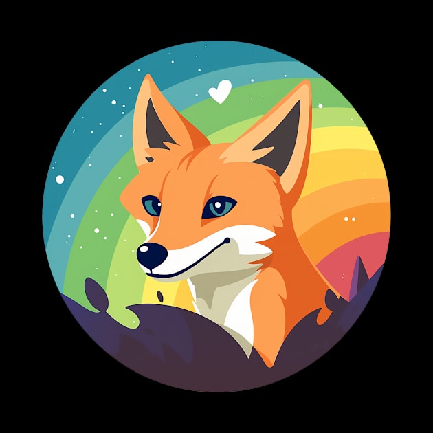 Pride Fox - Cute LGBTQ Gay Pride by RichieDuprey