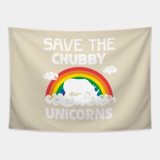 Save the Chubby Unicorn Tapestry