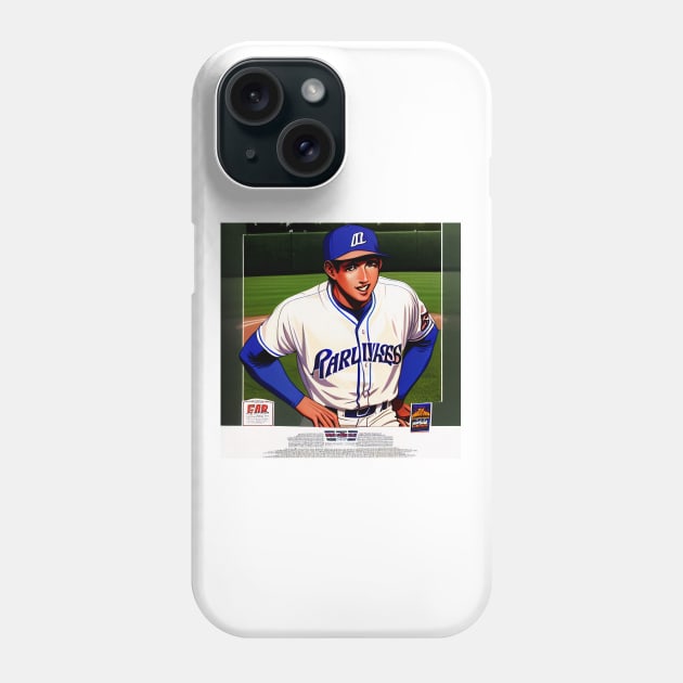 Vintage Baseball Poster Phone Case by BAYFAIRE