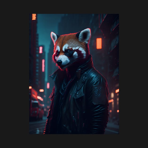 Red Panda Rain Rebel by star trek fanart and more