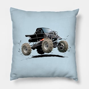 Cartoon monster truck Pillow