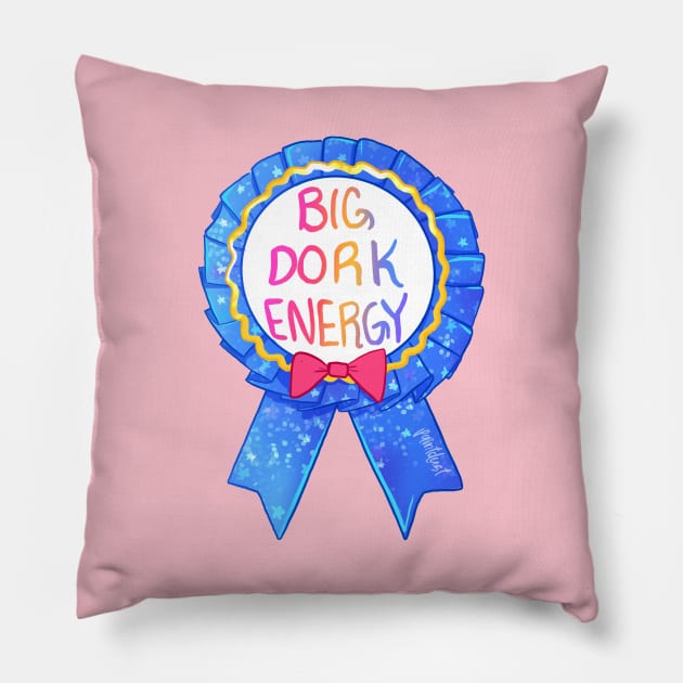 Big Dork Energy Pillow by paintdust