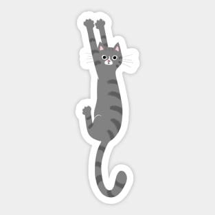 Cat Coffee Cats Fan Funny Drawing Gift' Sticker