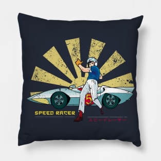 Speed Racer Retro Japanese Pillow