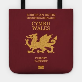 Wales passport Tote