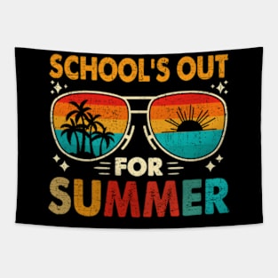 Schools Out For Summer Last Day Of School Teacher Tapestry