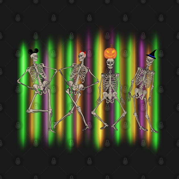 Skeleton Dance by KataMartArt