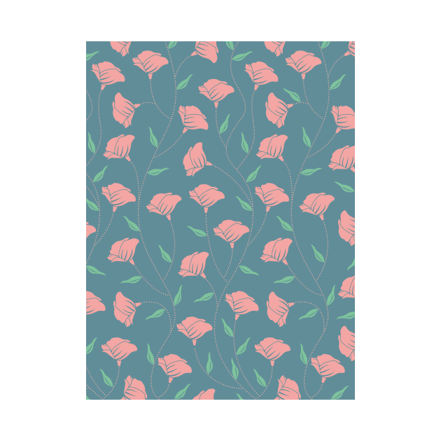 Poppy Floral Pattern by Genesis