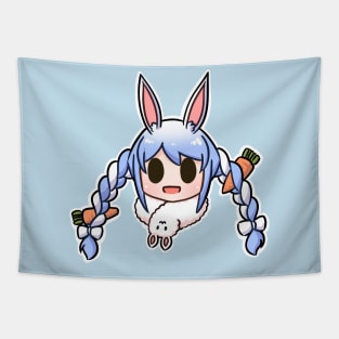 Usada Pekora chibi head Tapestry