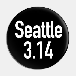 Seattle 3:14 Pi Day Pin