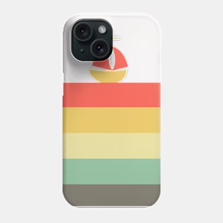 rainbow boat Phone Case