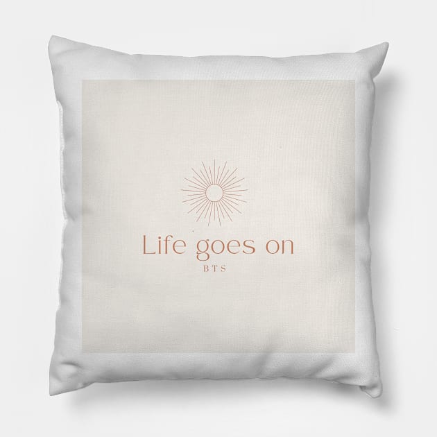 BTS life goes on Pillow by little-axii