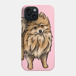 Cute Pomeranian dog Phone Case