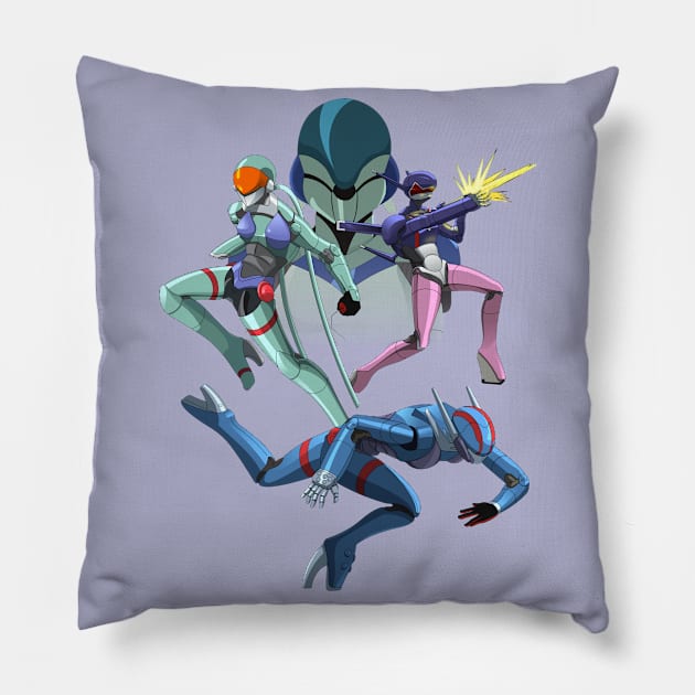 Knight Saber Fan Art Pillow by UBiv Art Gallery