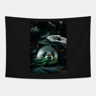 Hiding Panda Tapestry