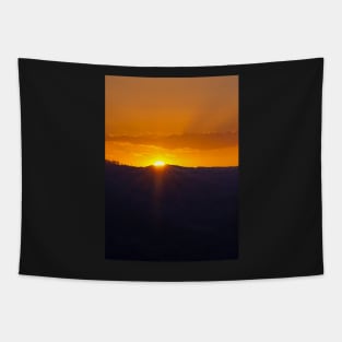 Sunset - Orange glow Tapestry