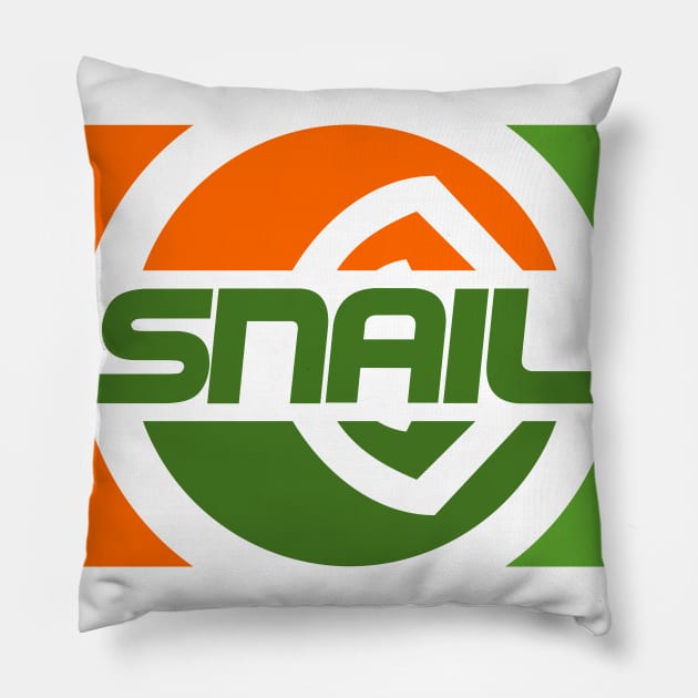 Snail Juice - The Snail Generation Pillow by PinnacleOfDecadence