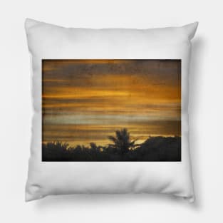 Tropical sunset Pillow