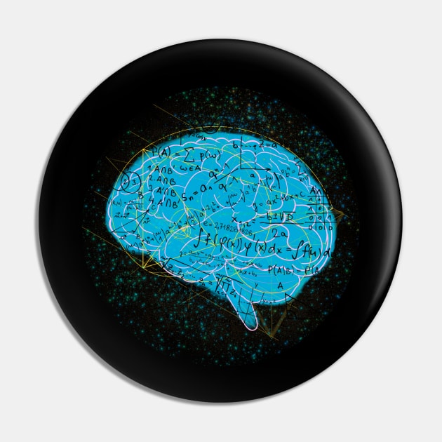 Cosmic Cerebrum Pin by Meowlentine