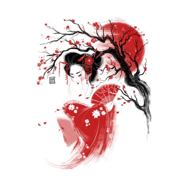 Red geisha by Daisyart_lab