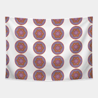 Papaya Pattern Tapestry